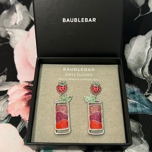 NWT Baublebar ‘Berry Buzzed’ Earrings